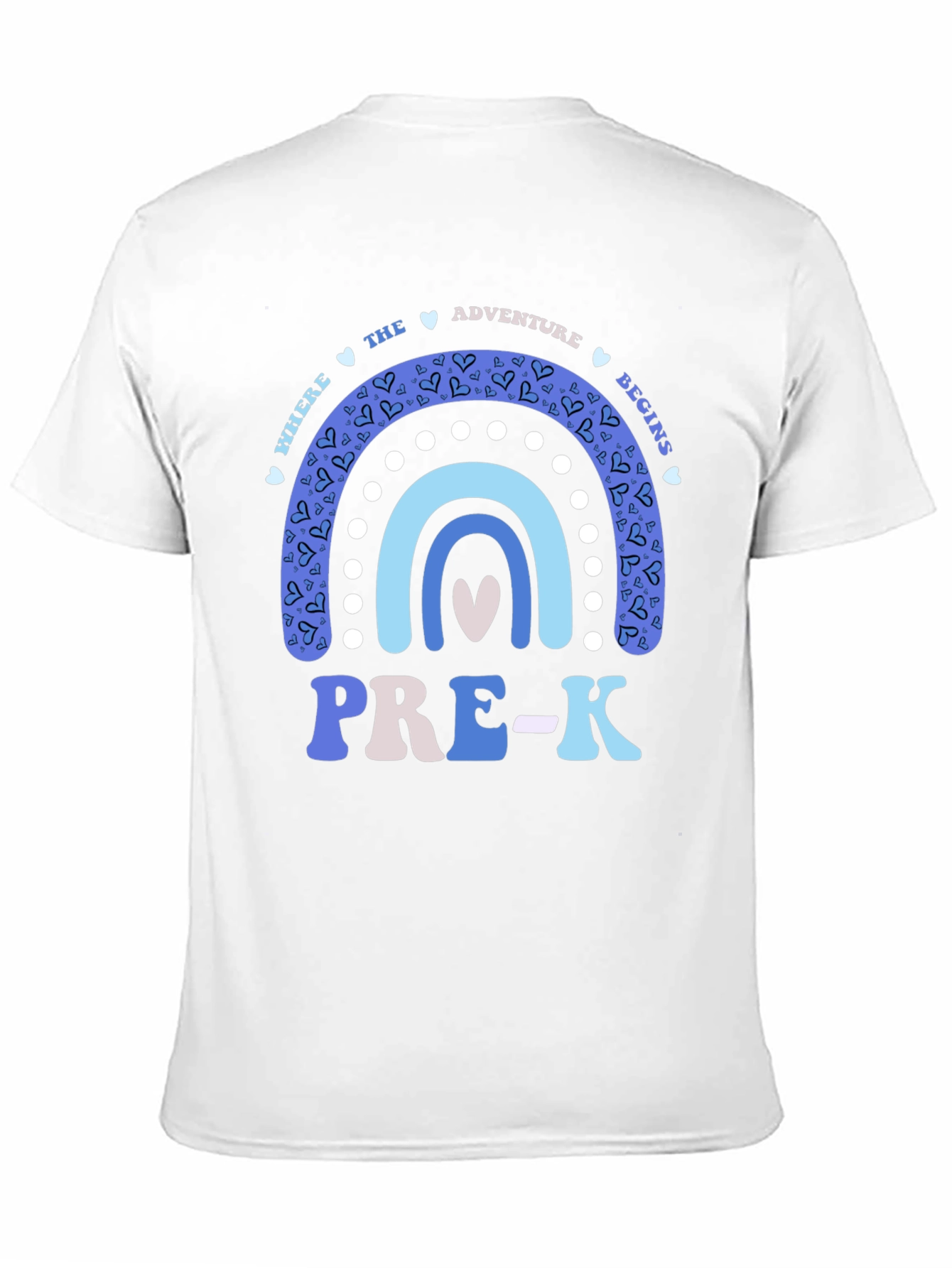 Pre-K Teacher Rainbow Graphic T-Shirt