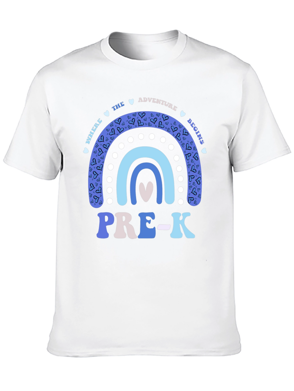 Pre-K Teacher Rainbow Graphic T-Shirt