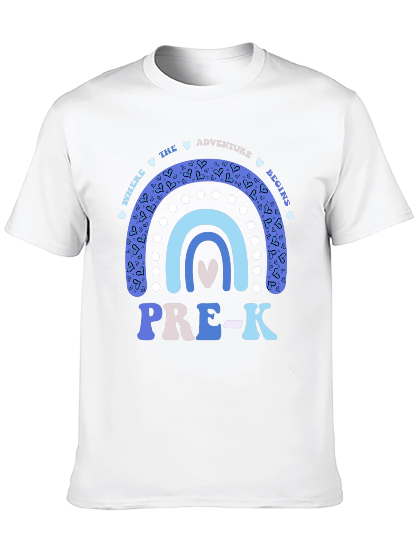 Pre-K Teacher Rainbow Graphic T-Shirt