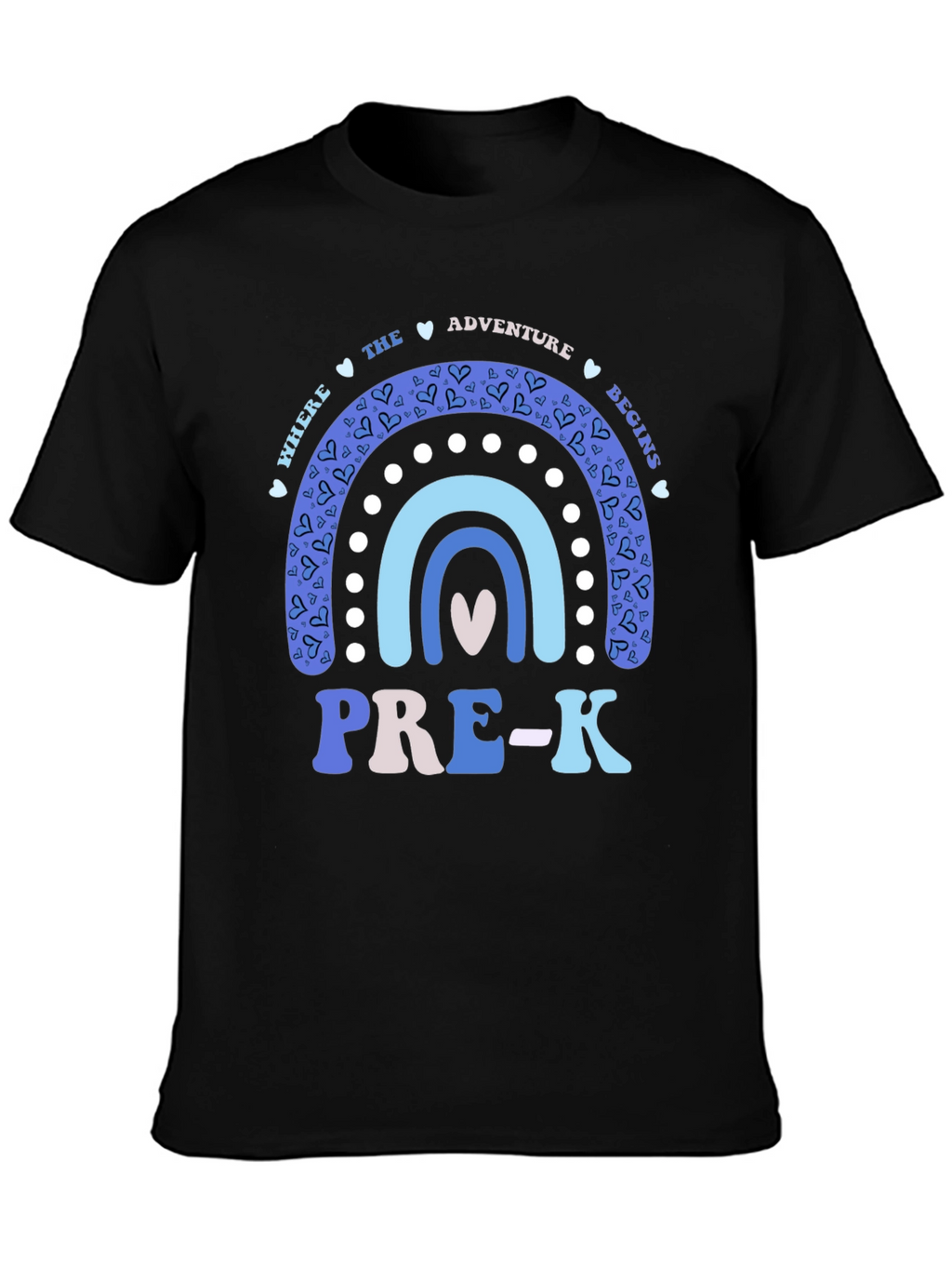 Pre-K Teacher Rainbow Graphic T-Shirt