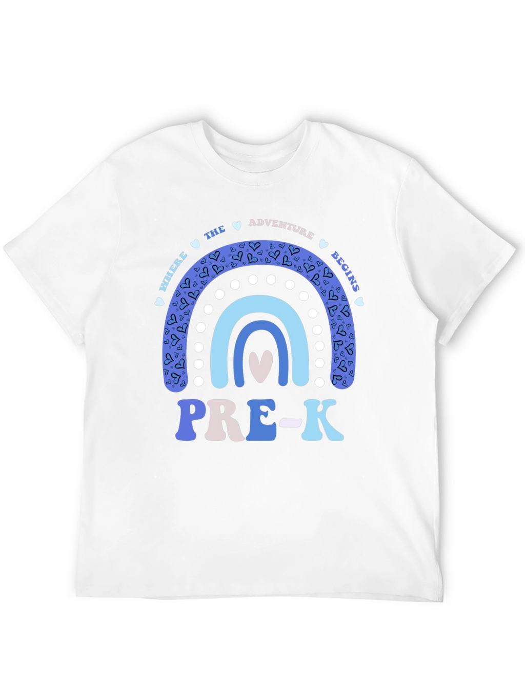 Pre-K Teacher Rainbow Graphic T-Shirt