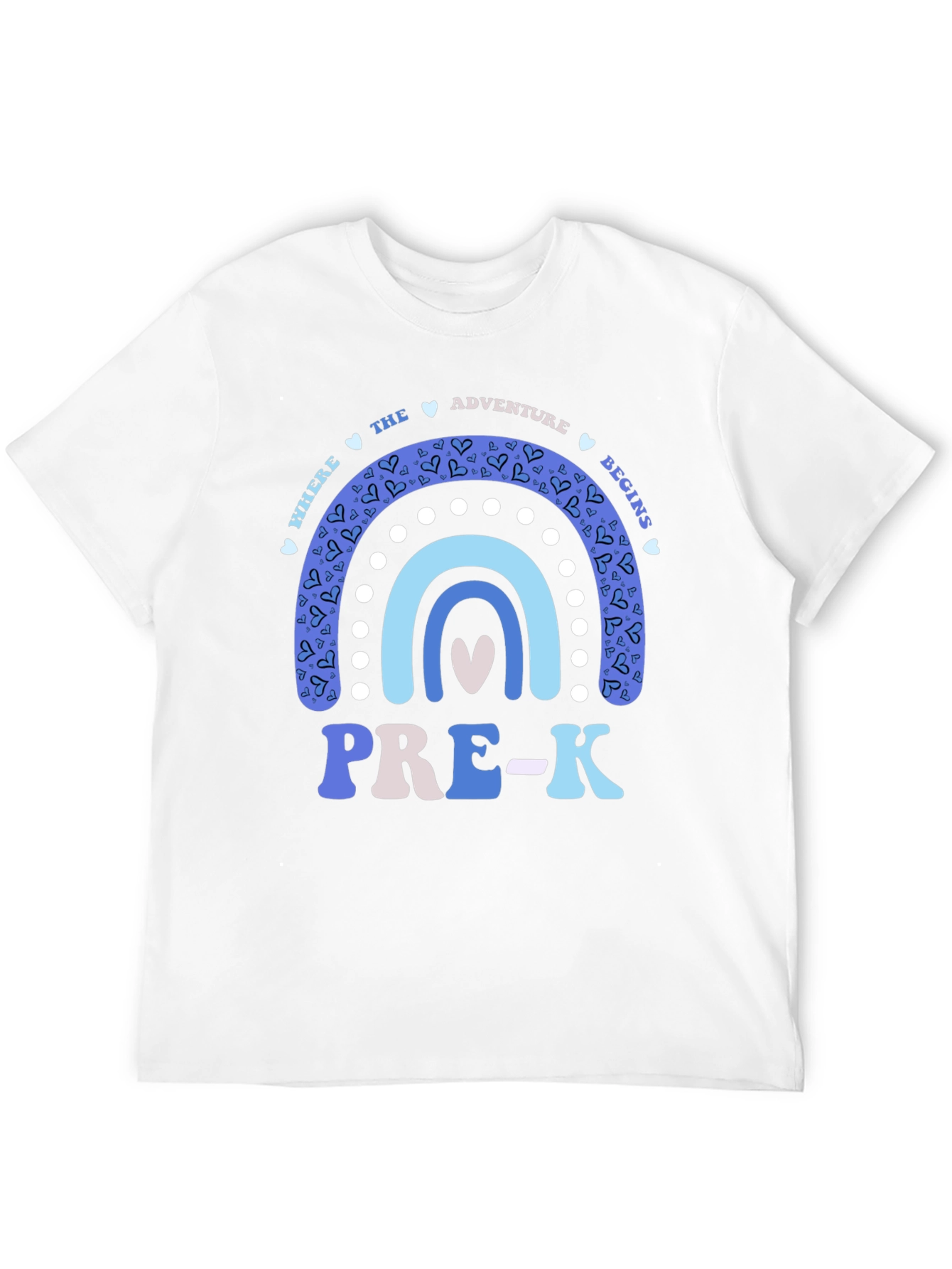 Pre-K Teacher Rainbow Graphic T-Shirt