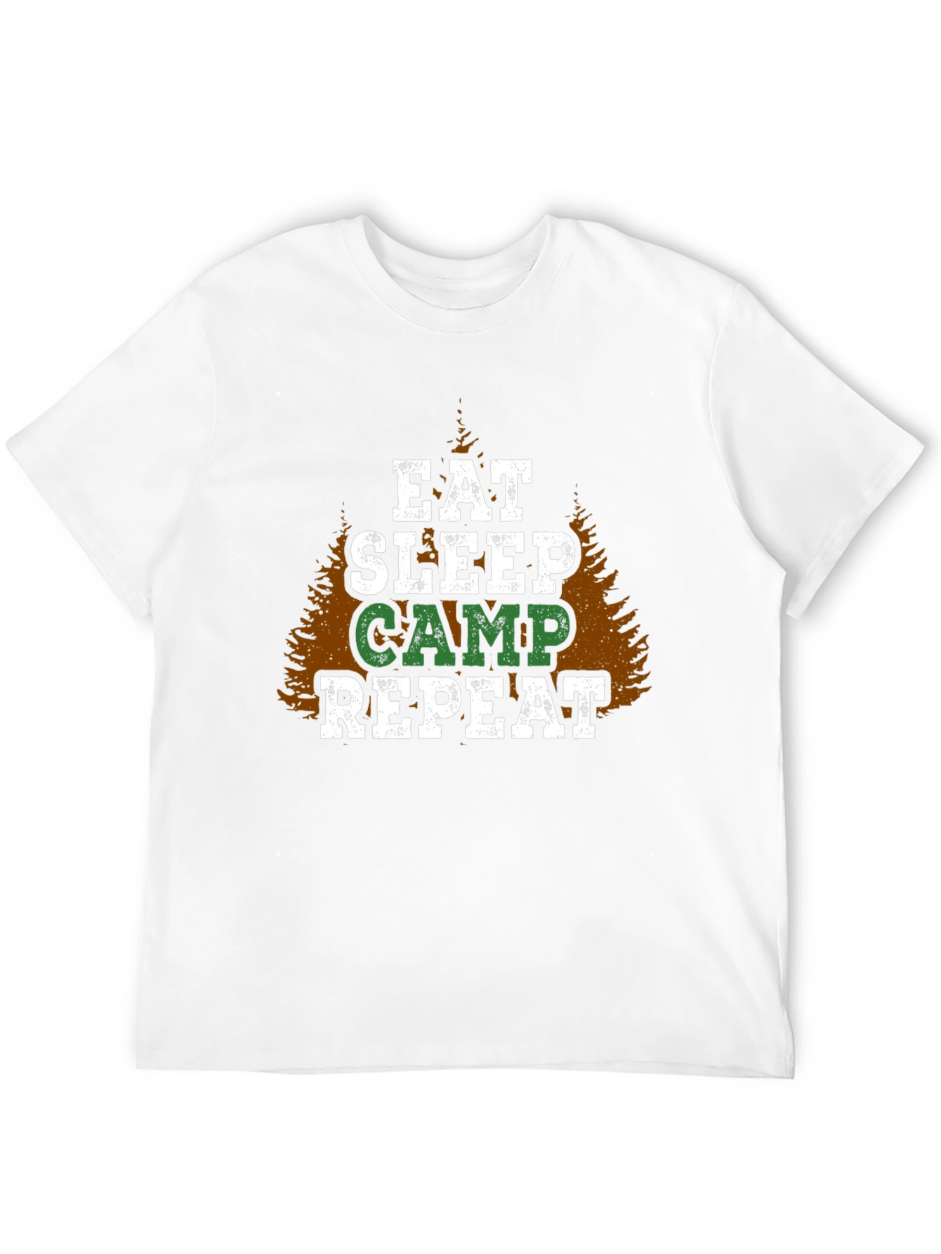 Eat Sleep Camp Repeat Graphic T-Shirt