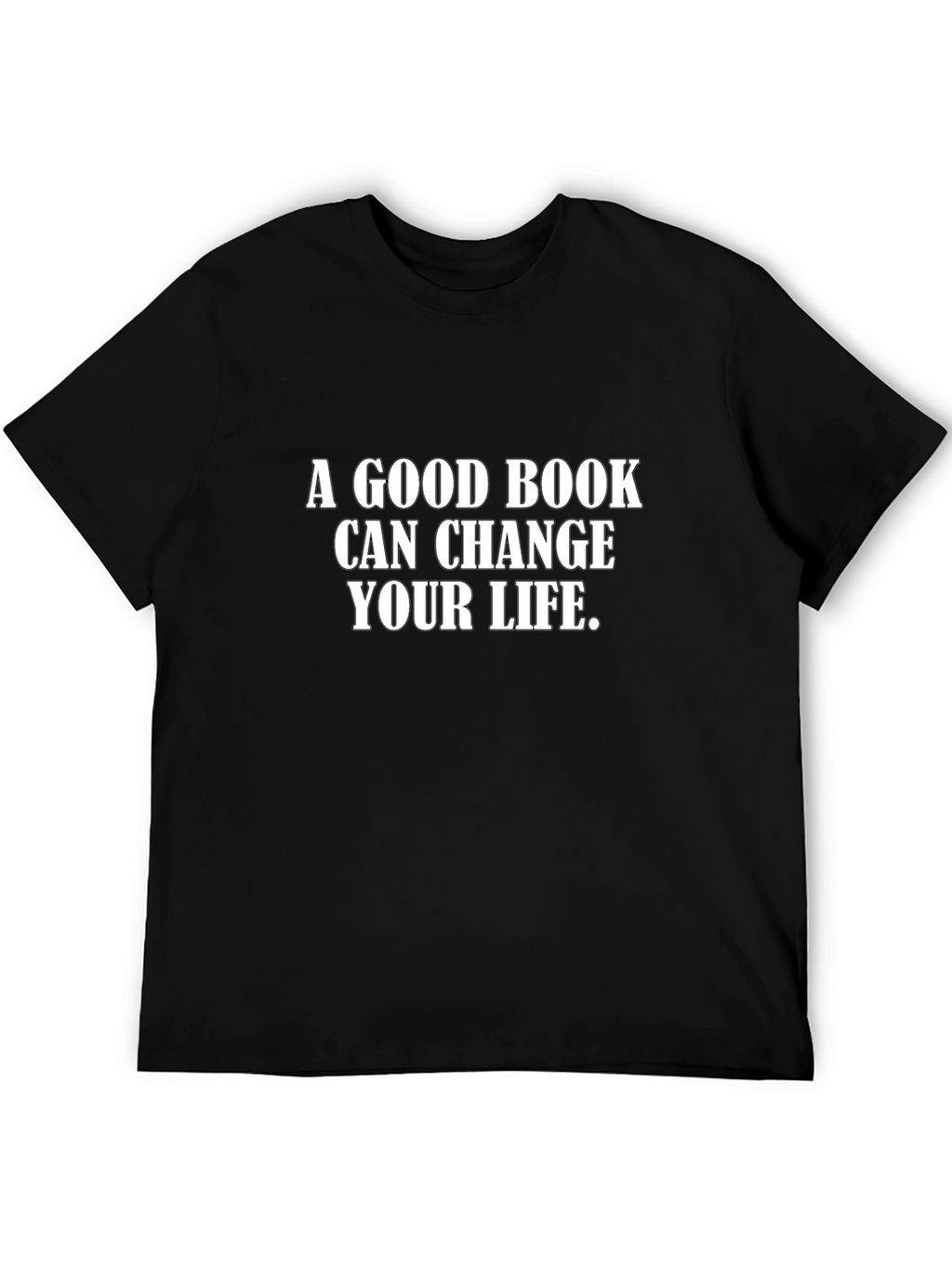 Inspirational Book Lover Black T-Shirt