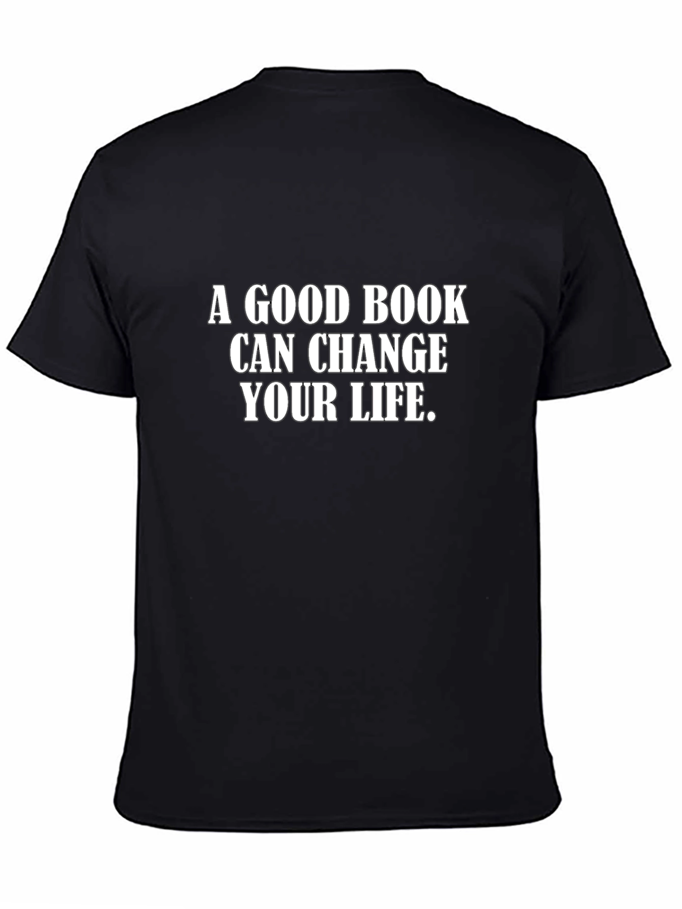 Inspirational Book Lover Black T-Shirt