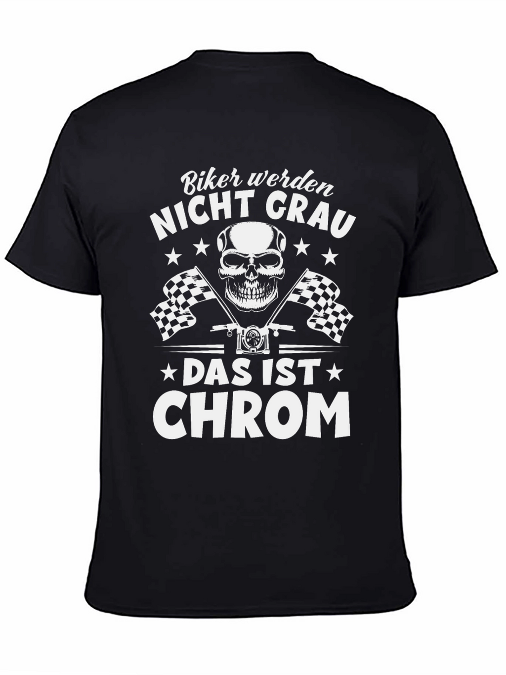 Bikers Nicht Grau Graphic T-Shirt