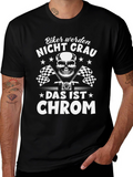 Bikers Nicht Grau Graphic T-Shirt
