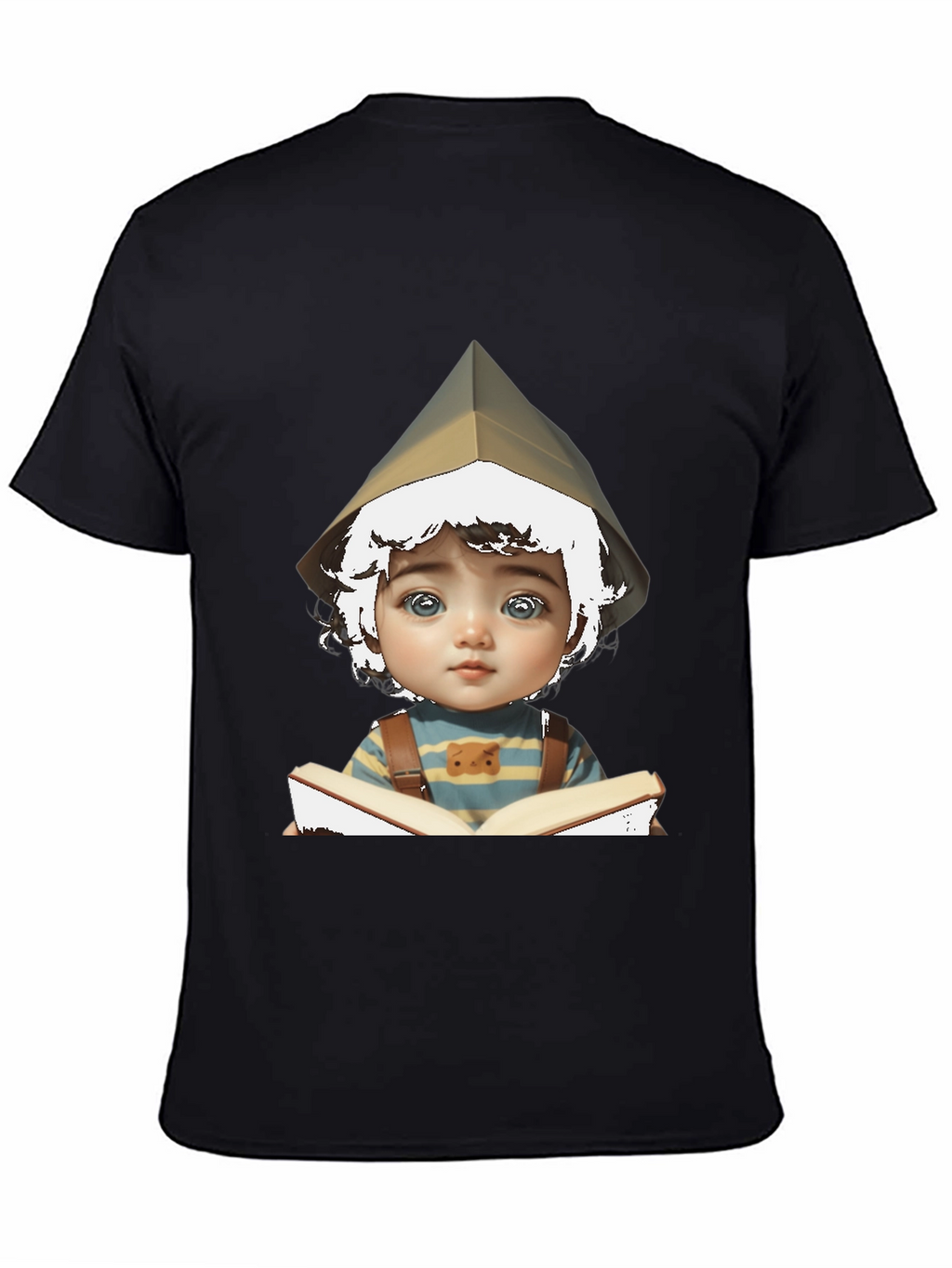 Boy Reading Book Graphic T-Shirt