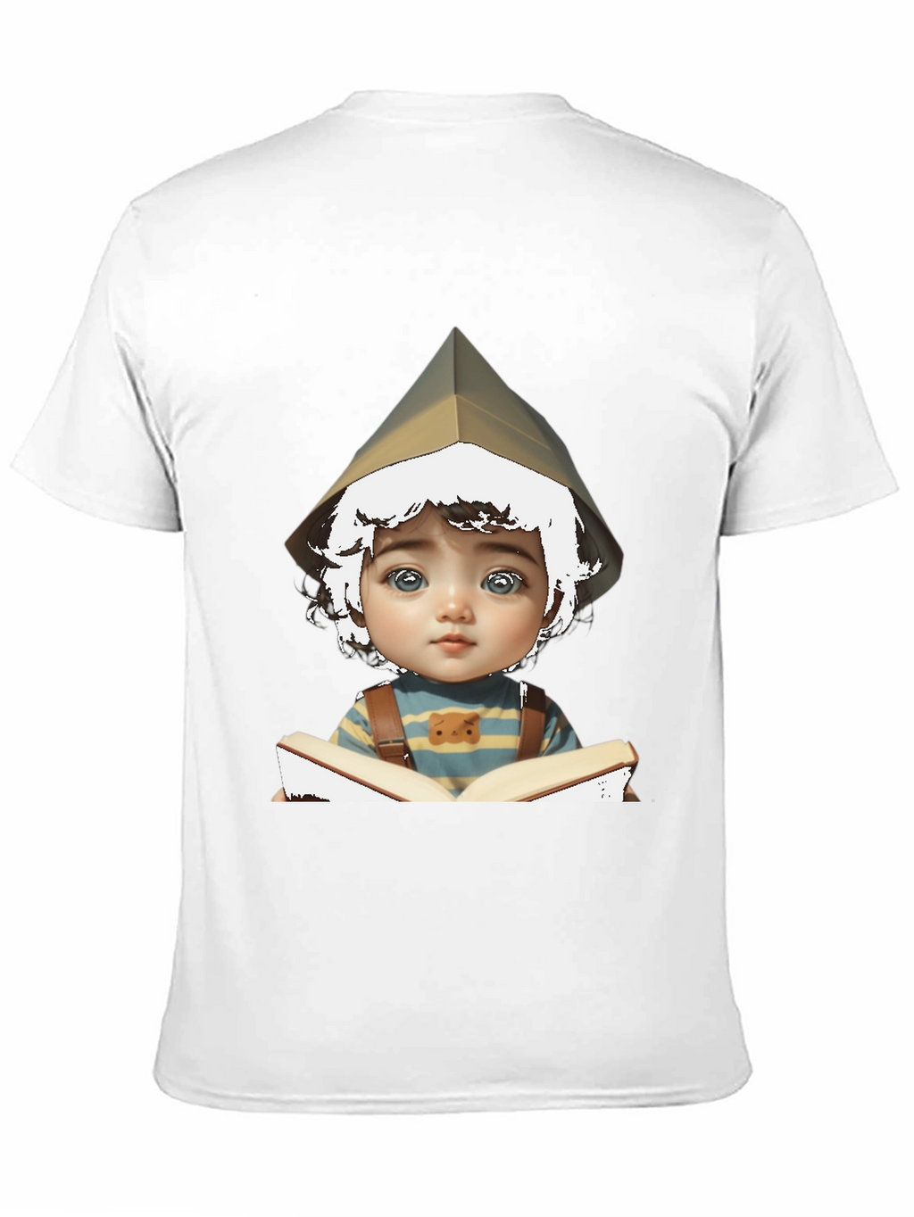 Boy Reading Book Graphic T-Shirt