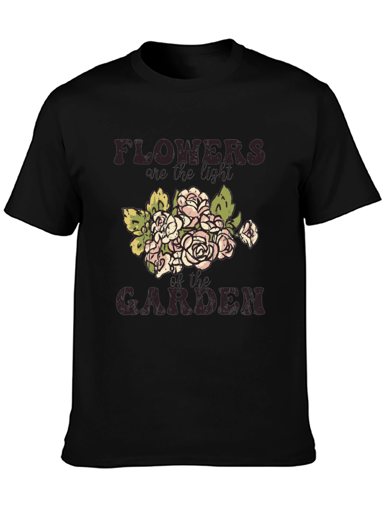 Floral Garden T-Shirt: Flowers are the Light