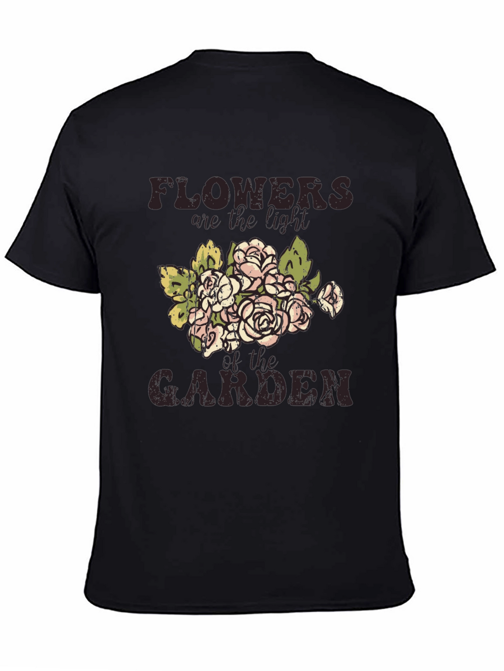 Floral Garden T-Shirt: Flowers are the Light