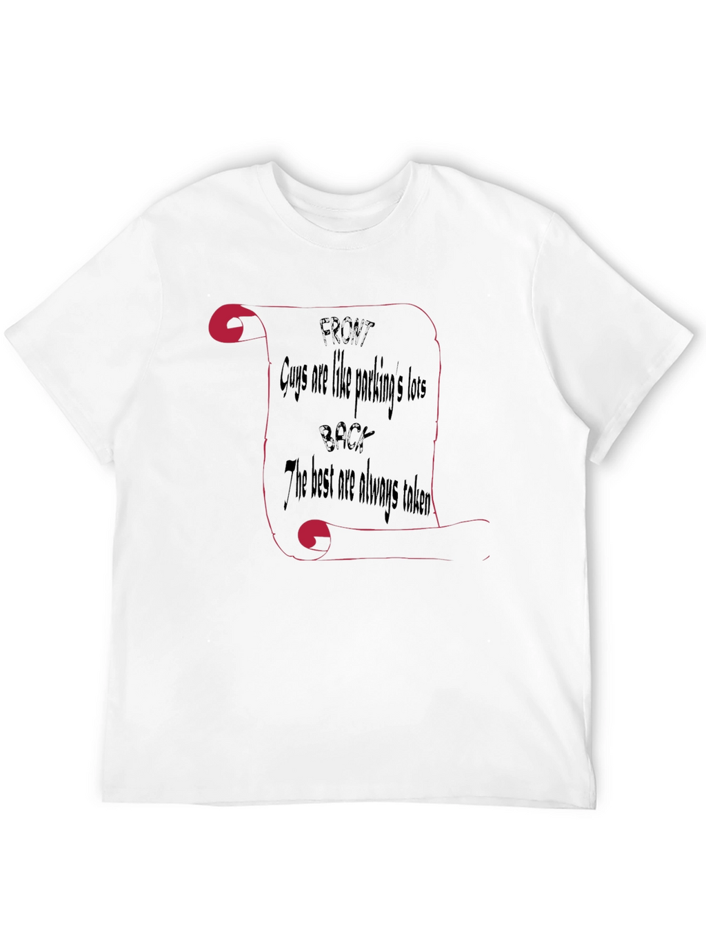 Humorous Parking Lots Graphic Tee
