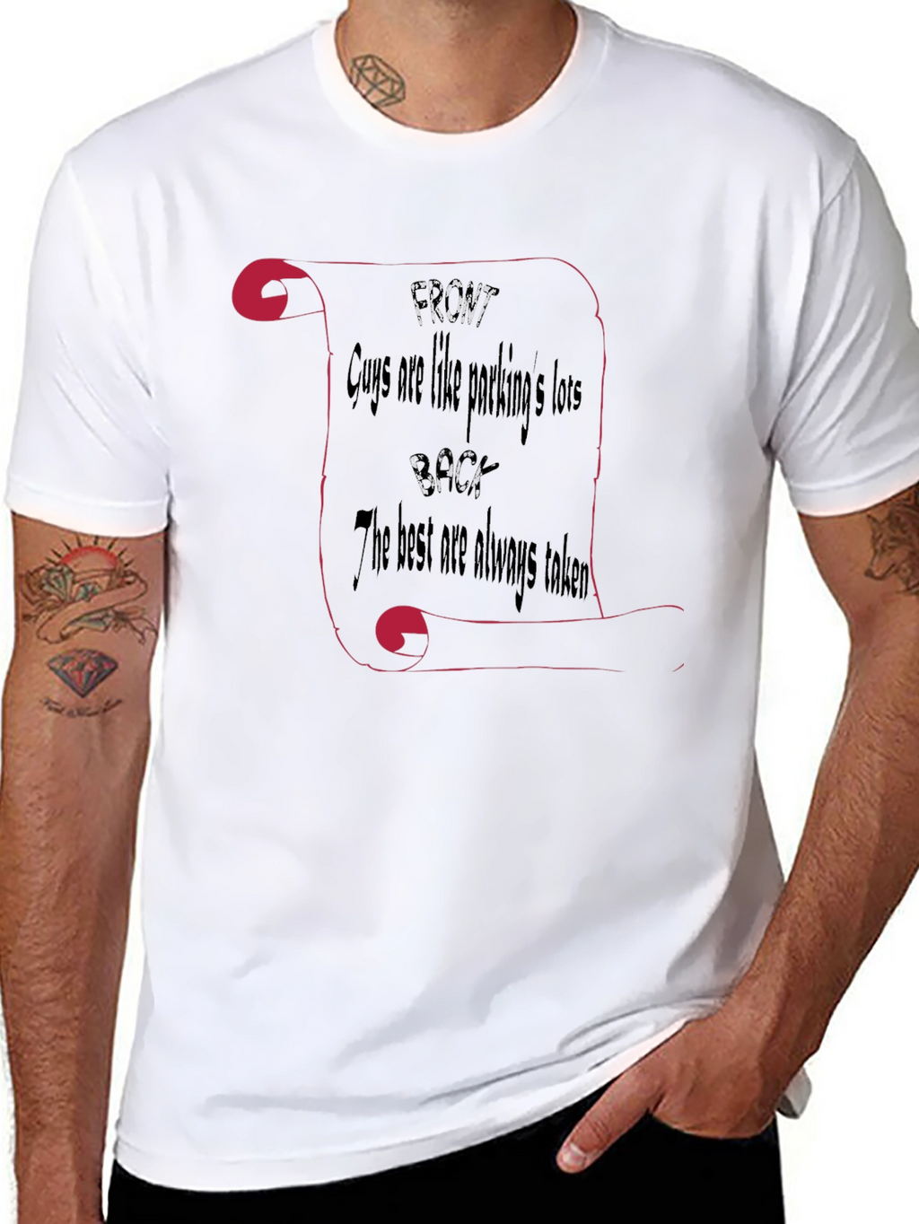 Humorous Parking Lots Graphic Tee
