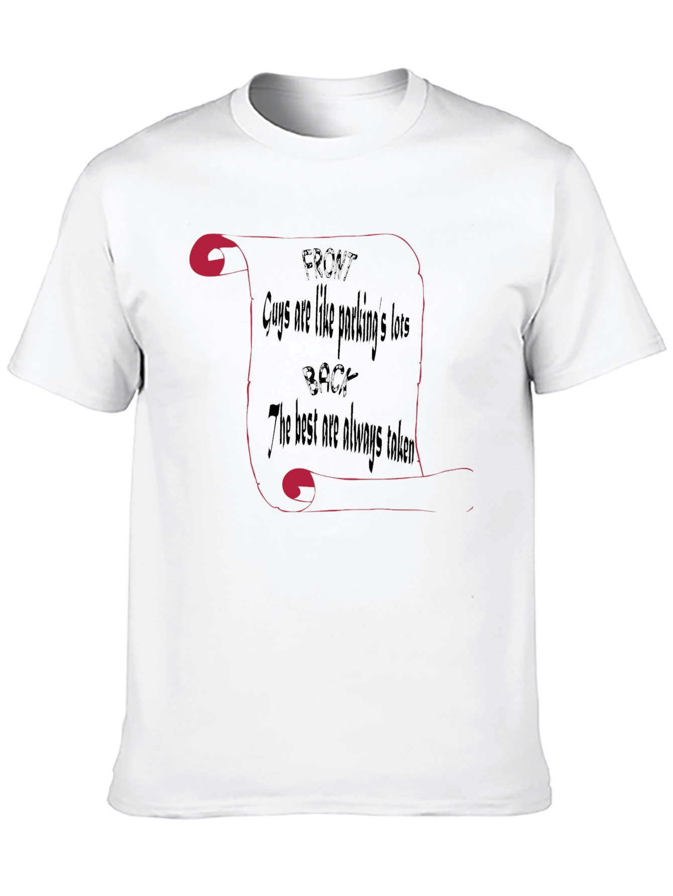 Humorous Parking Lots Graphic Tee