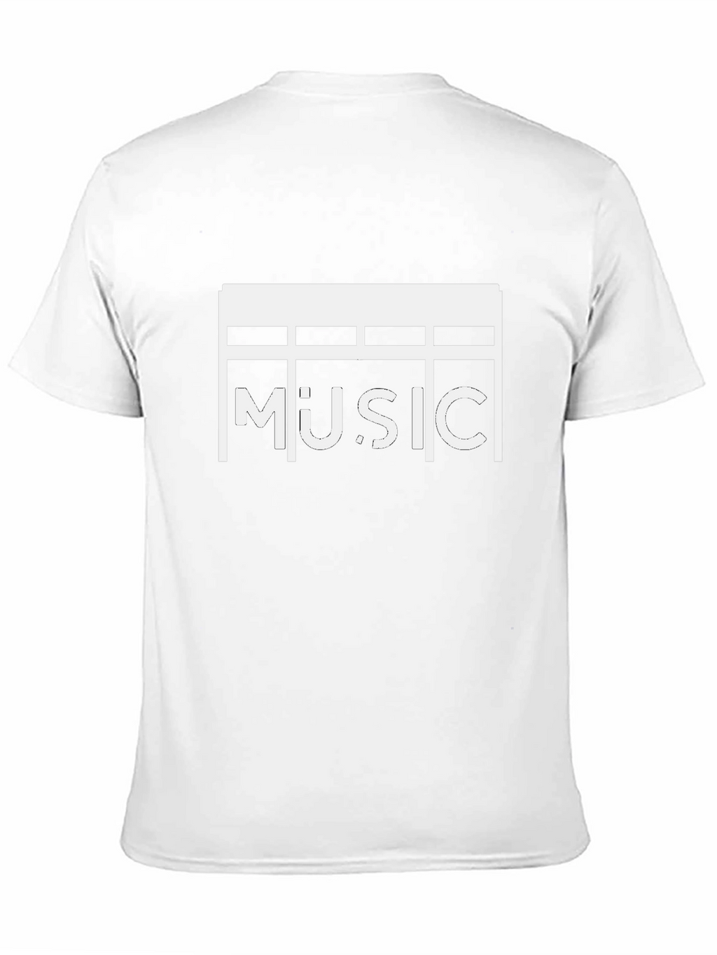 Stylish Music Graphic Black T-Shirt