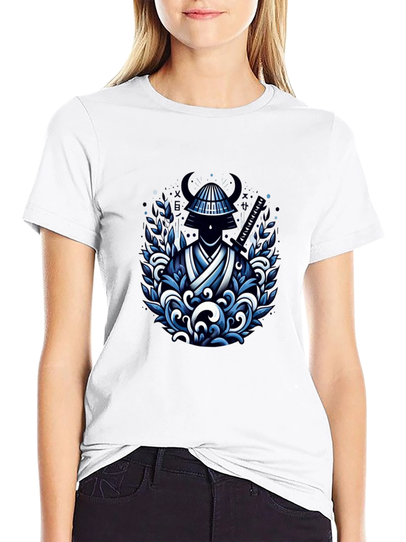 Samurai Warrior Graphic Tee - Cool Design