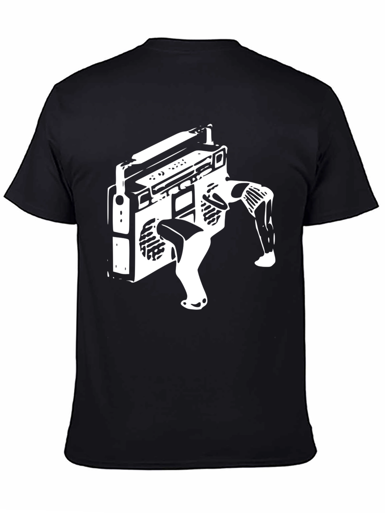 Retro Boombox T-Shirt - Cool Graphic Tee