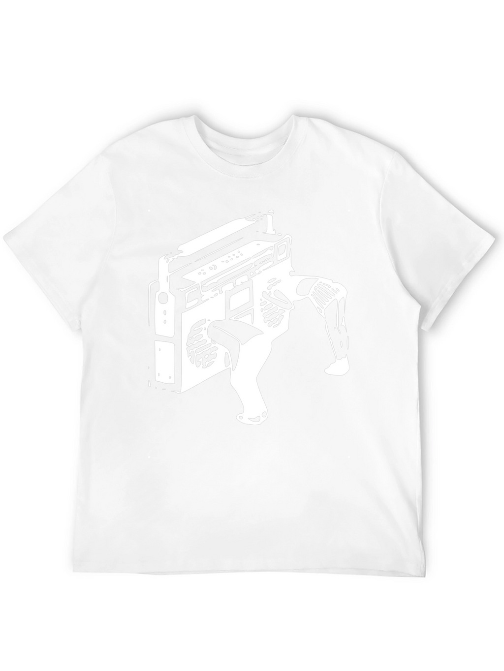 Retro Boombox T-Shirt - Cool Graphic Tee