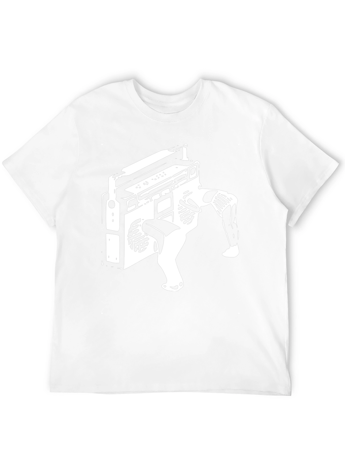 Retro Boombox T-Shirt - Cool Graphic Tee