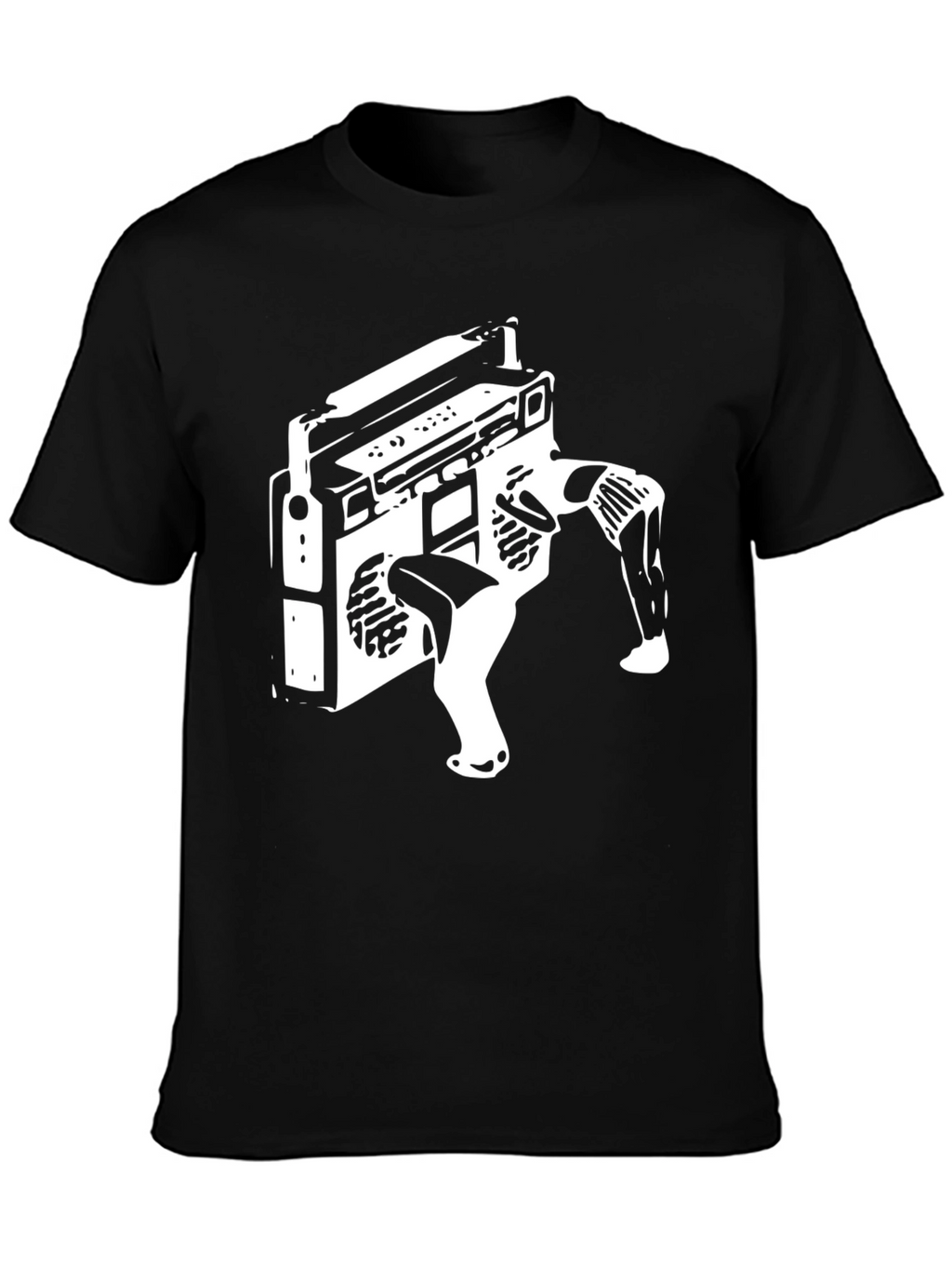 Retro Boombox T-Shirt - Cool Graphic Tee