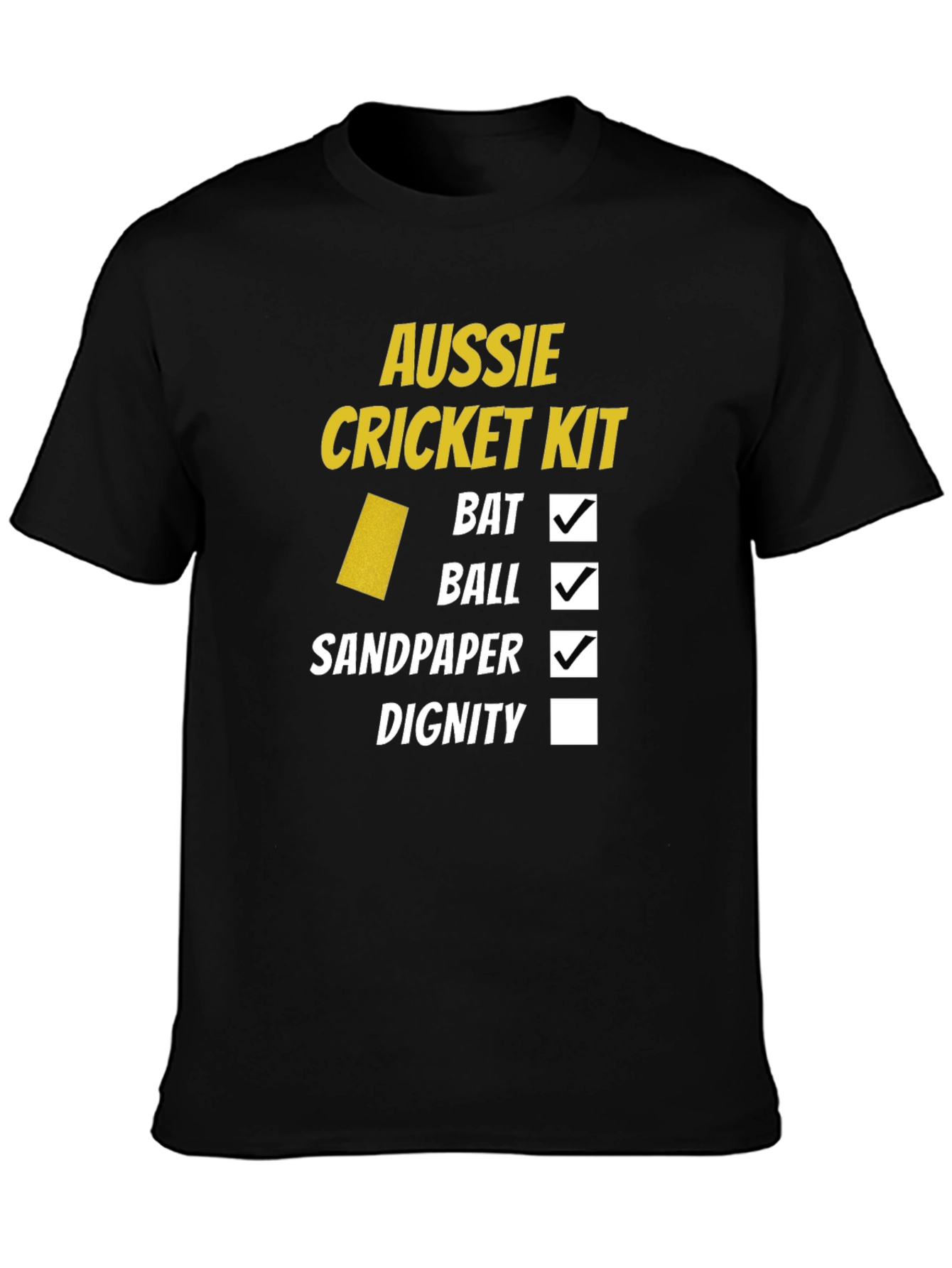 Aussie Cricket Kit T-Shirt - Funny Australian Humor Tee
