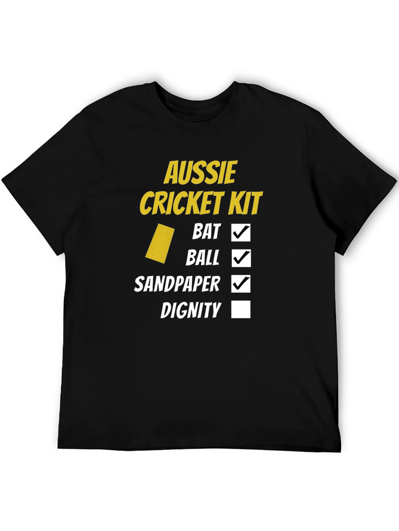 Aussie Cricket Kit T-Shirt - Funny Australian Humor Tee