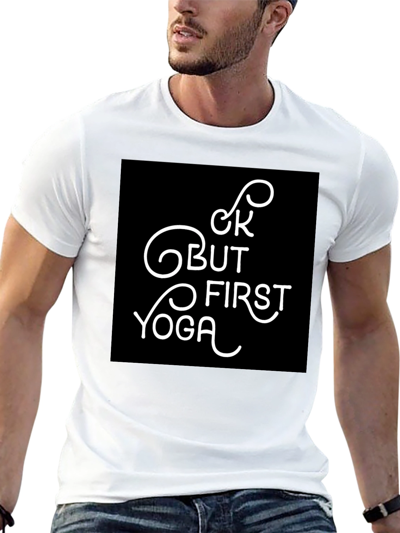 Yoga First Black T-Shirt