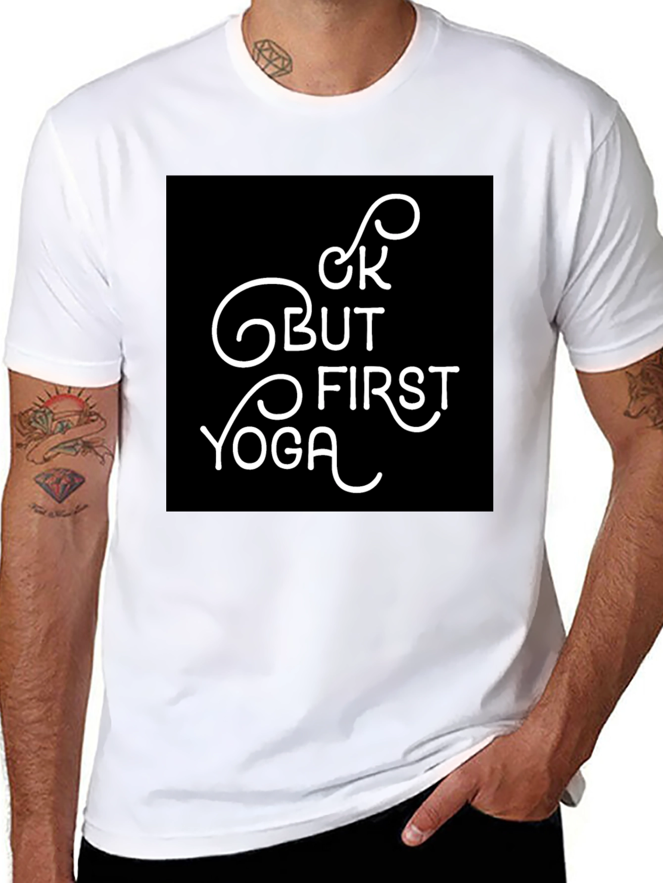 Yoga First Black T-Shirt