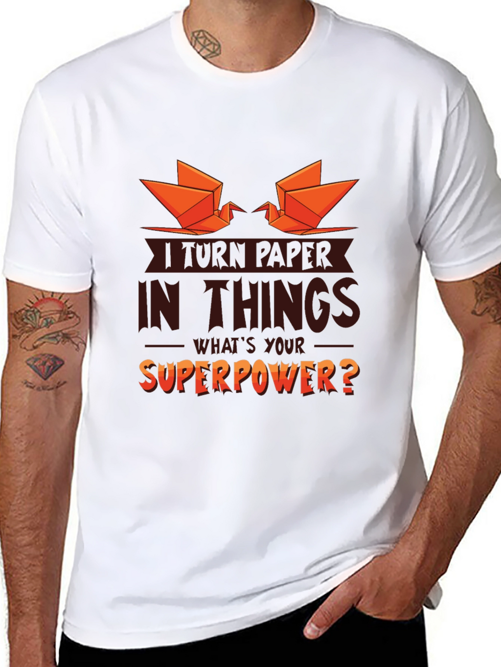 I Turn Paper Into Things Graphic T-Shirt