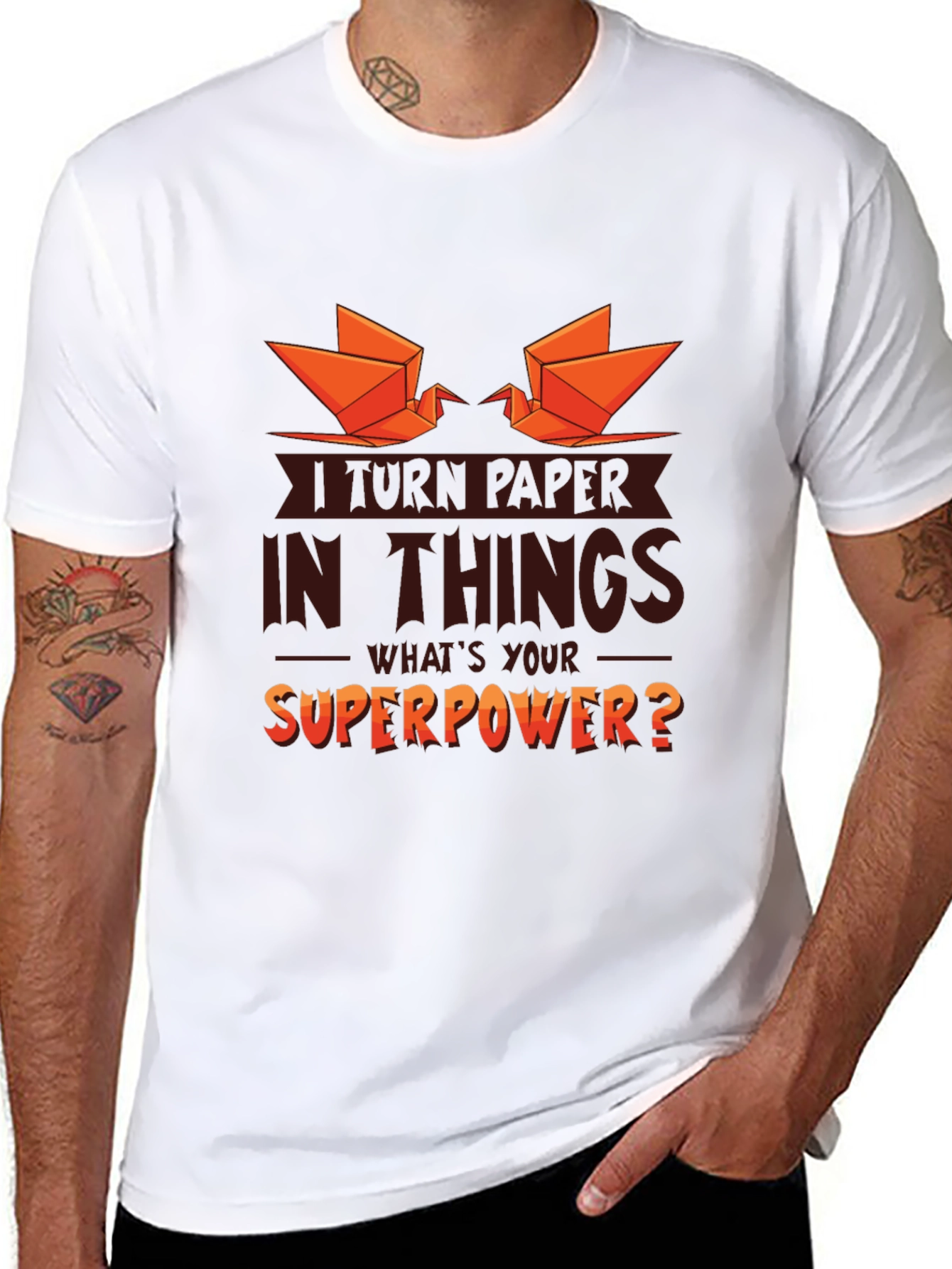 I Turn Paper Into Things Graphic T-Shirt