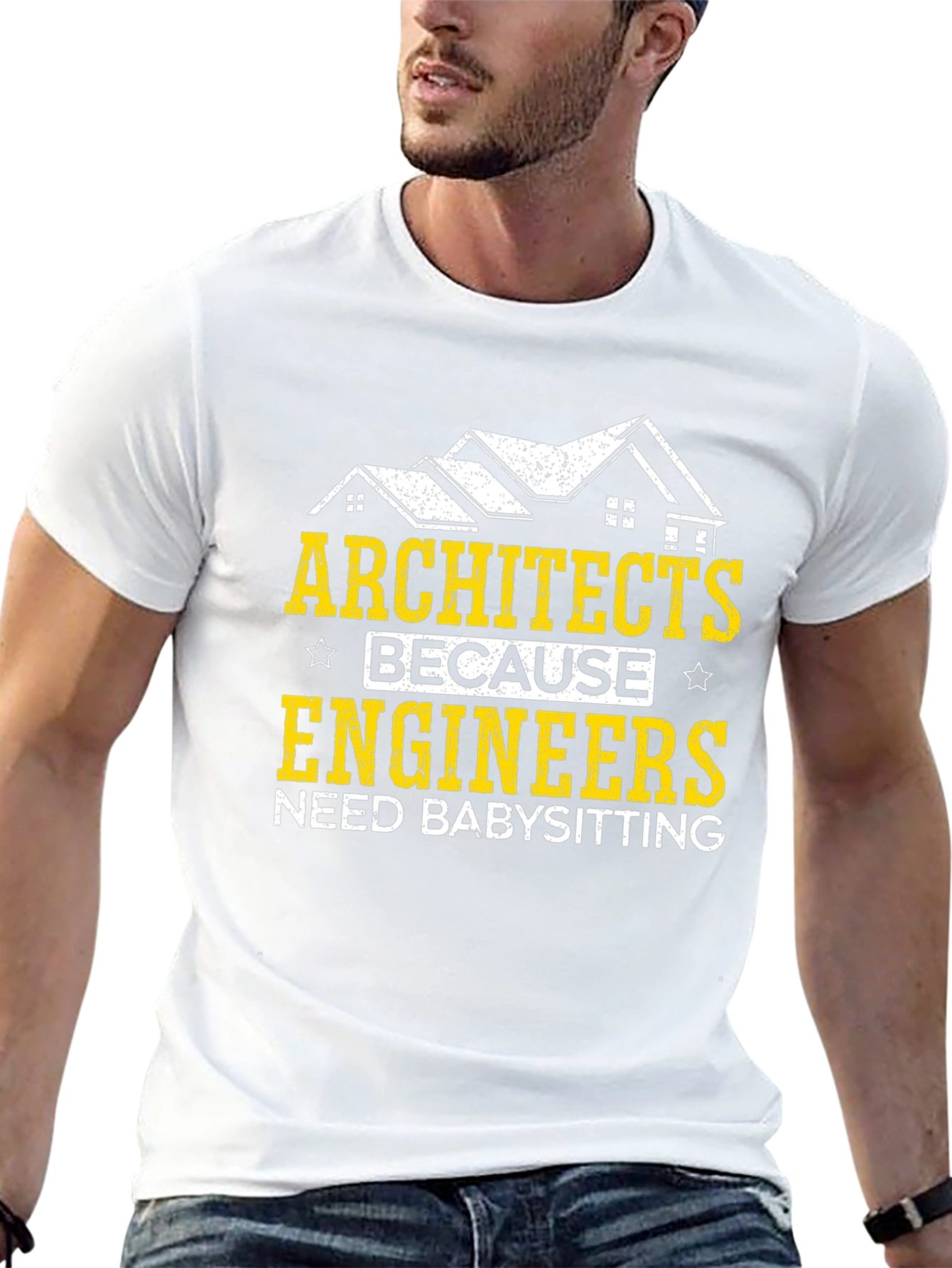 Architects Babysitting Engineers Graphic Tee