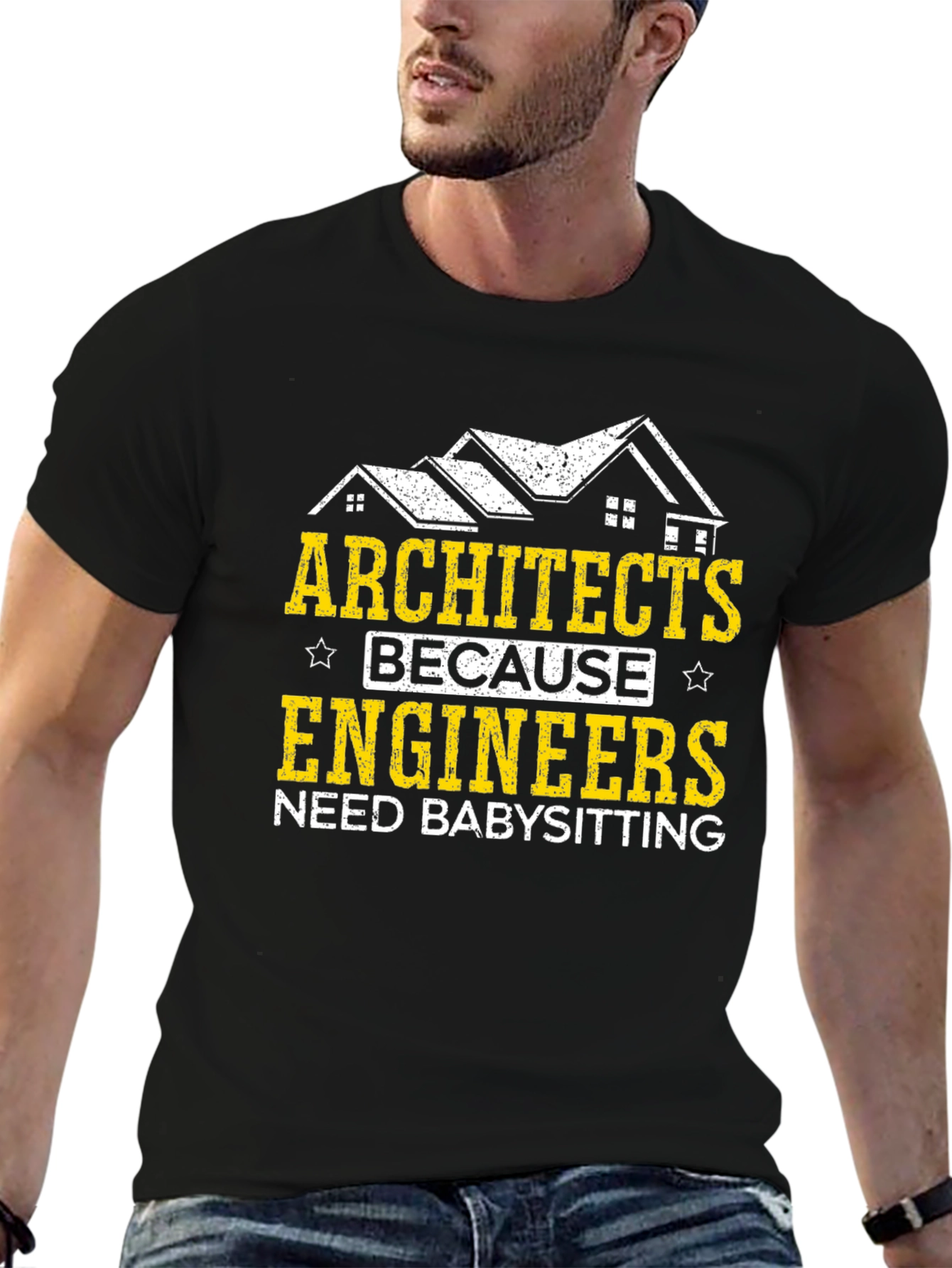 Architects Babysitting Engineers Graphic Tee