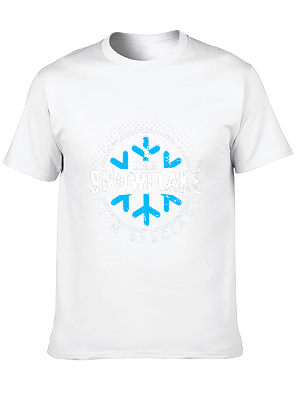 Im a Snowflake Im Special Black Graphic Tee