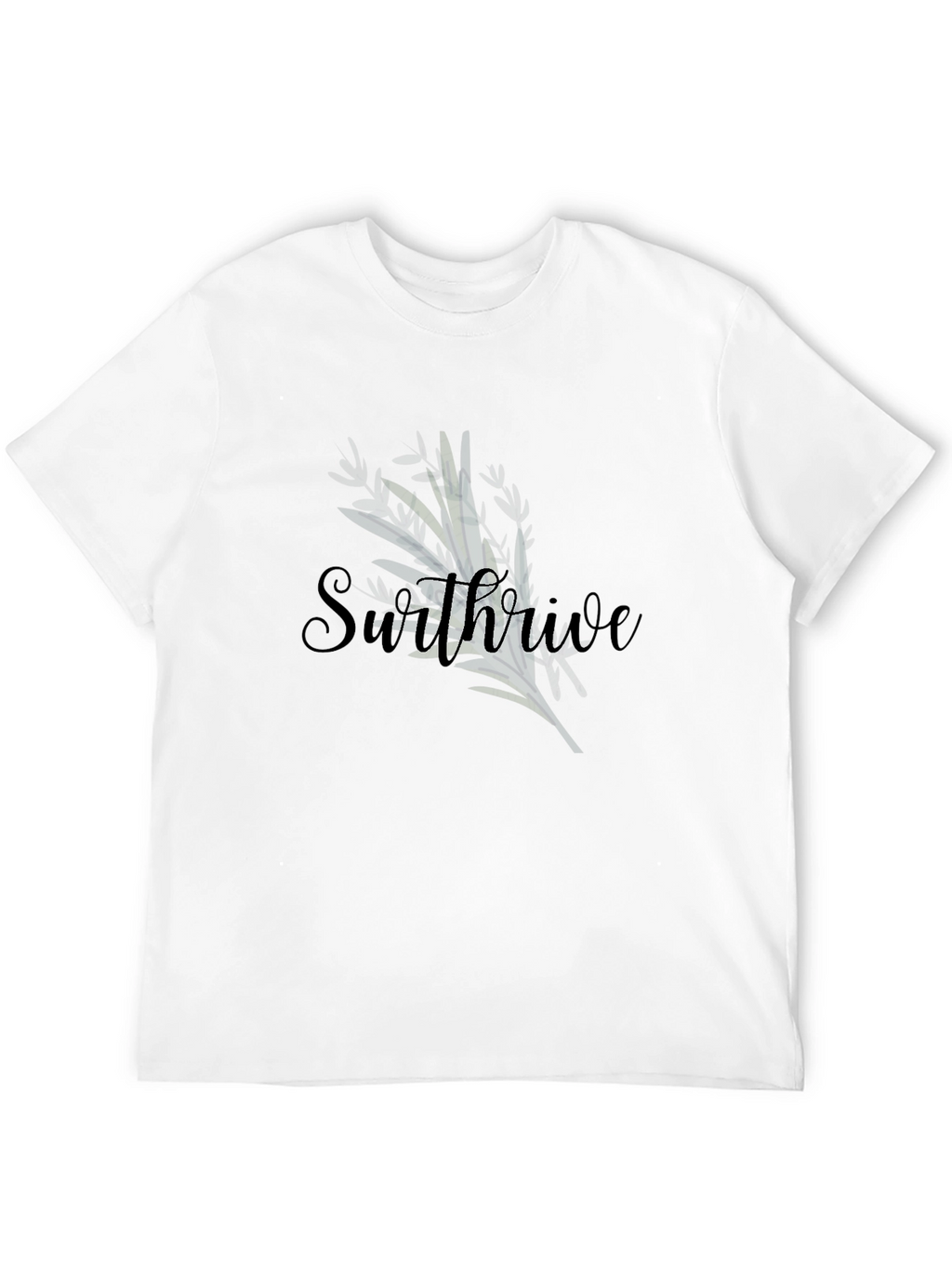 Stylish Swthrive Graphic Black T-Shirt