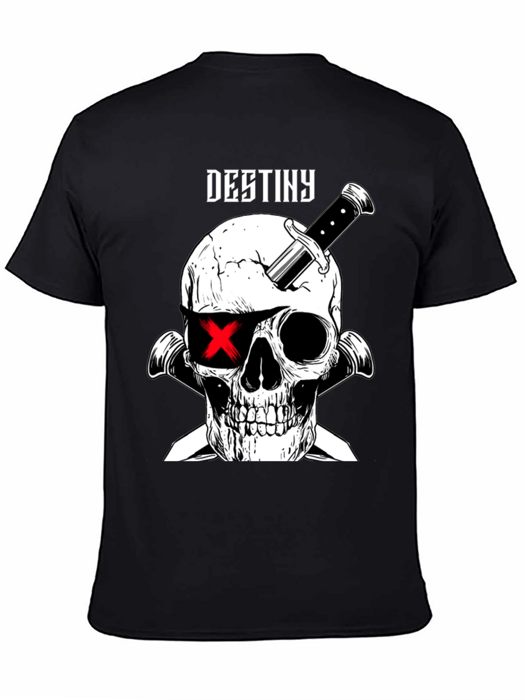 Destiny Skull & Dagger Graphic Tee - Black