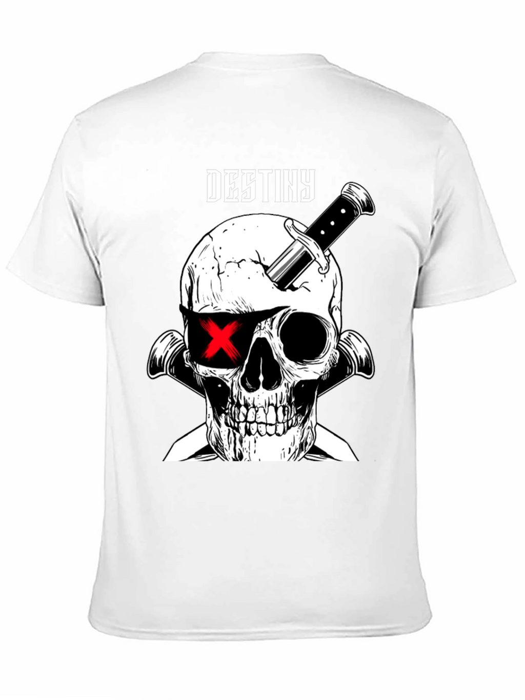 Destiny Skull & Dagger Graphic Tee - Black