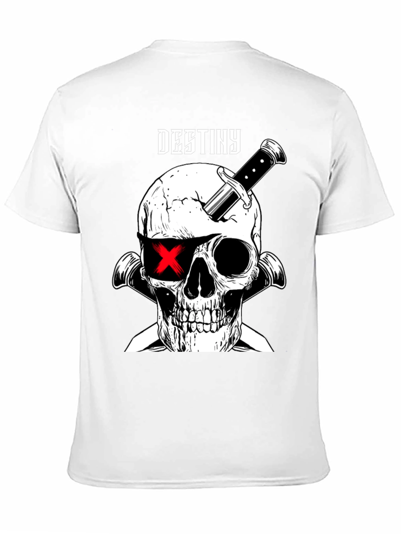 Destiny Skull & Dagger Graphic Tee - Black
