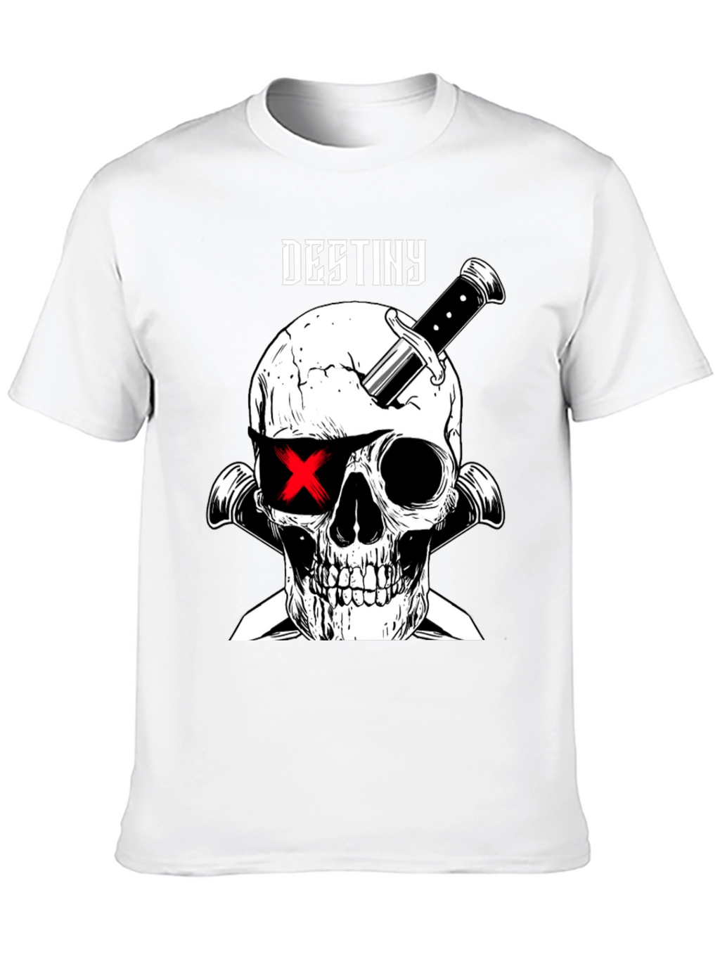 Destiny Skull & Dagger Graphic Tee - Black
