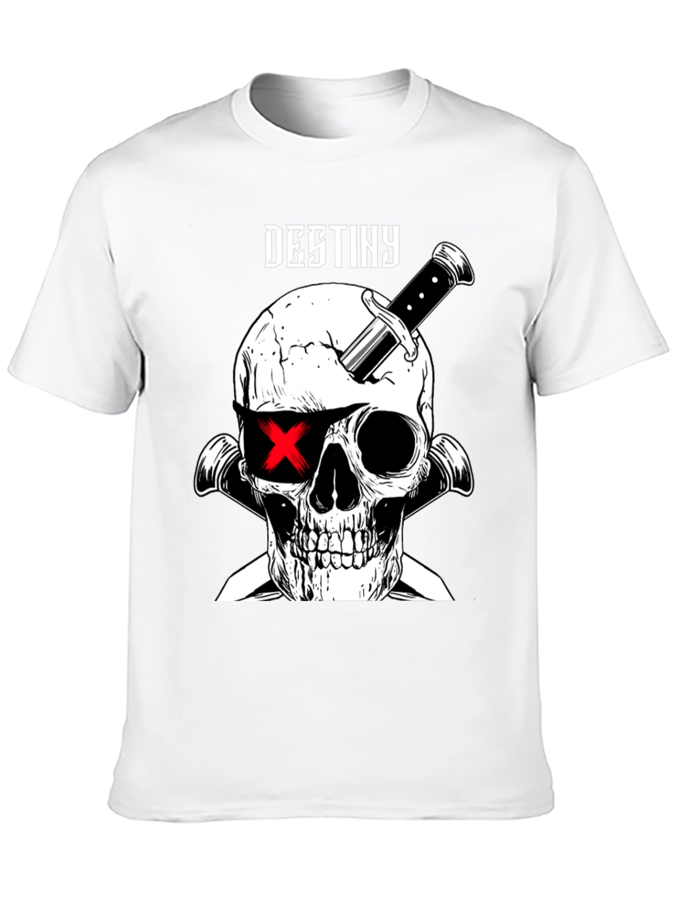 Destiny Skull & Dagger Graphic Tee - Black