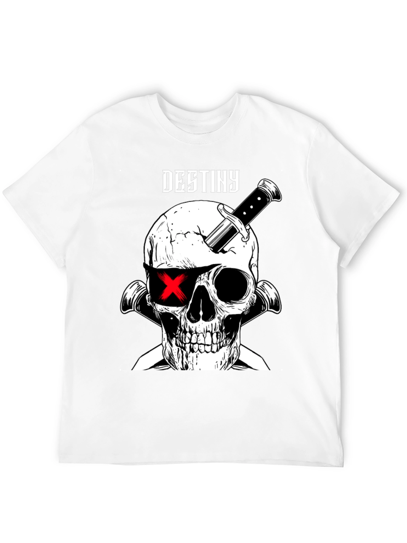 Destiny Skull & Dagger Graphic Tee - Black