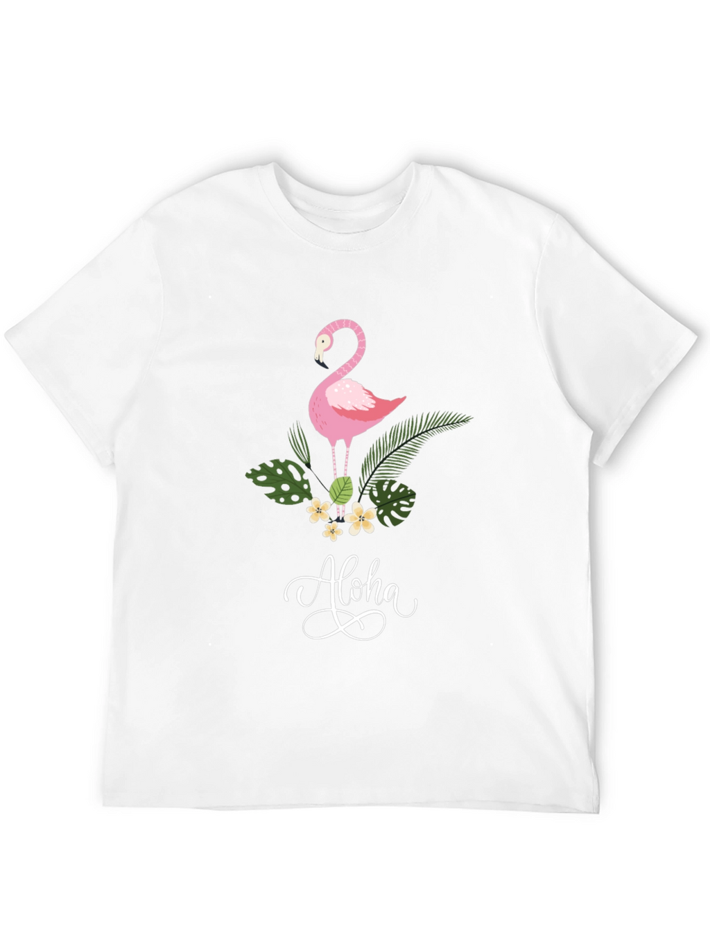 Aloha Flamingo Graphic T-Shirt