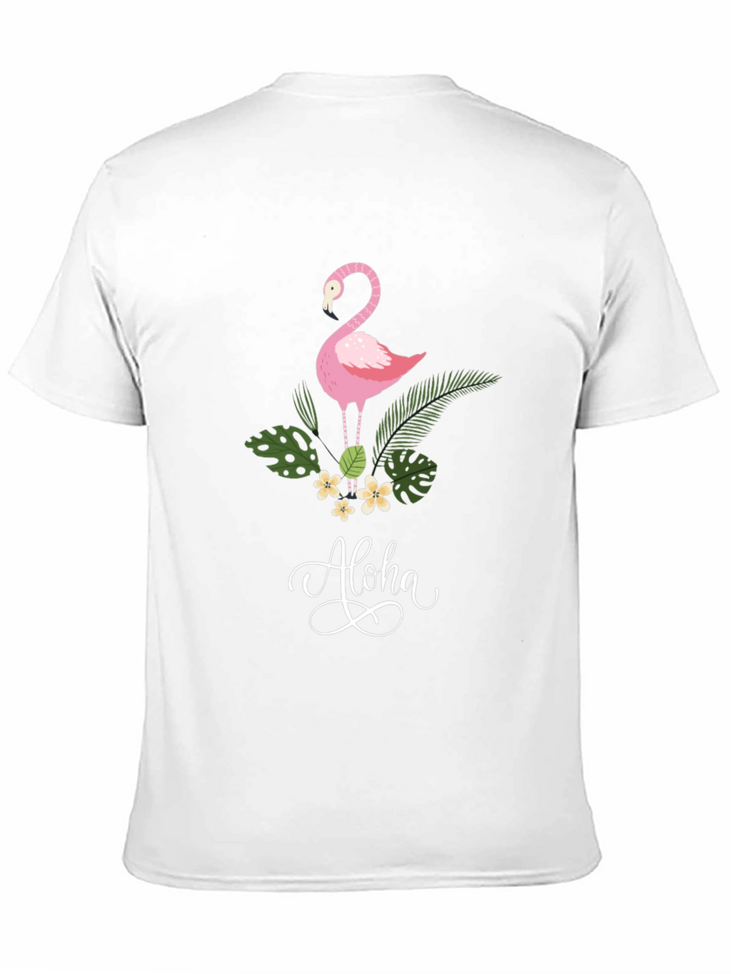 Aloha Flamingo Graphic T-Shirt