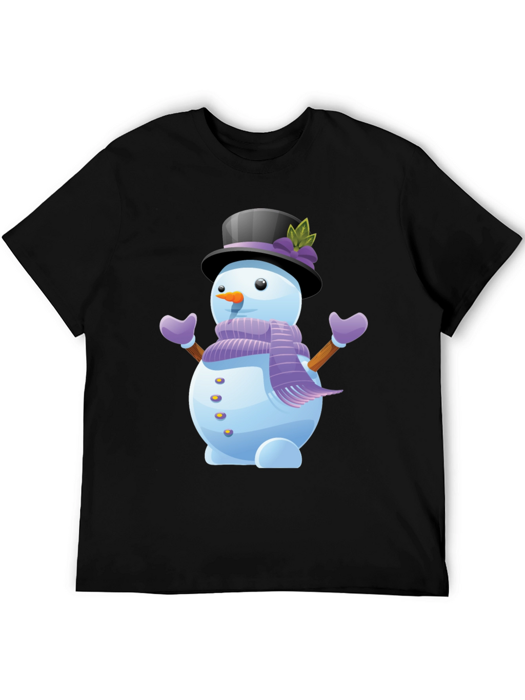 Snowman Graphic Tee - Holiday Cheer