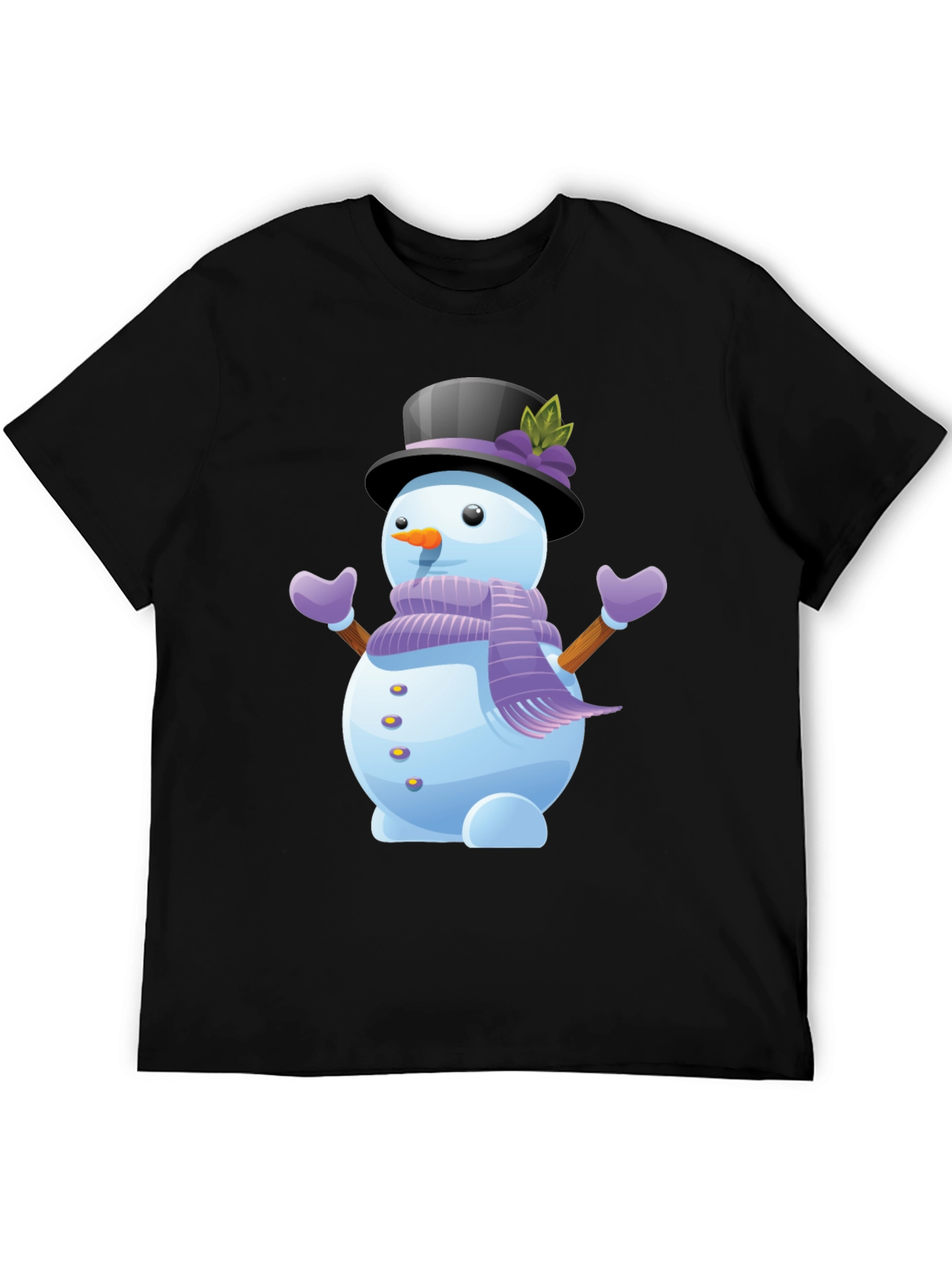 Snowman Graphic Tee - Holiday Cheer
