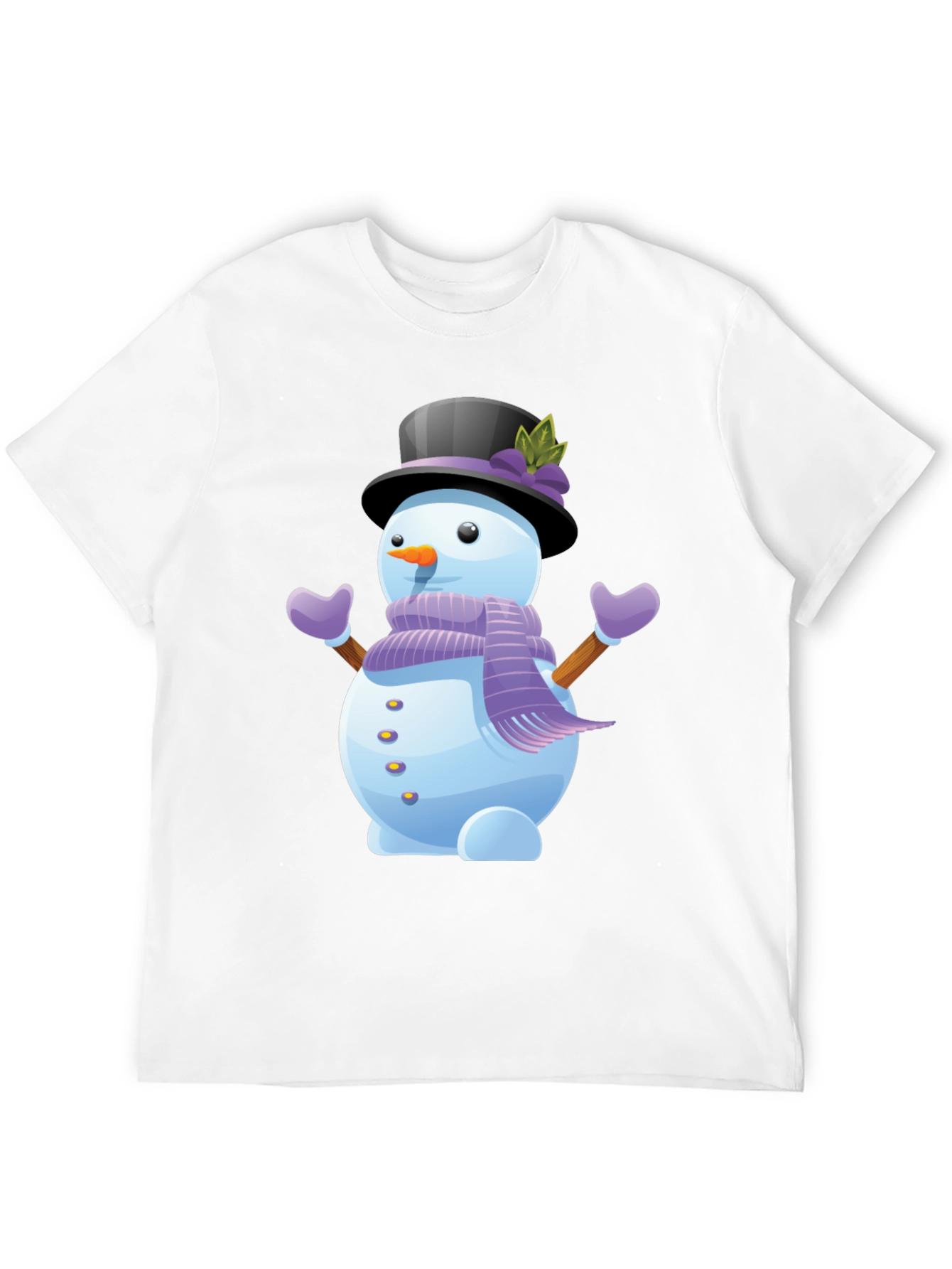 Snowman Graphic Tee - Holiday Cheer