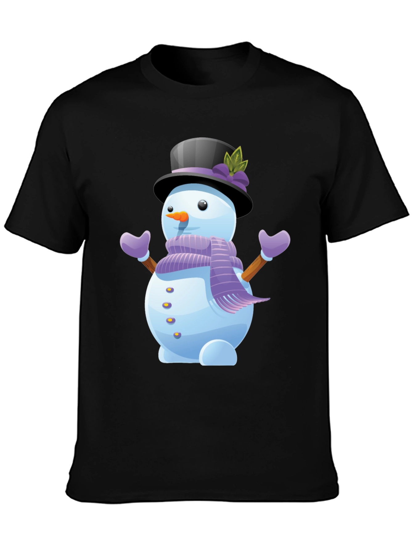 Snowman Graphic Tee - Holiday Cheer