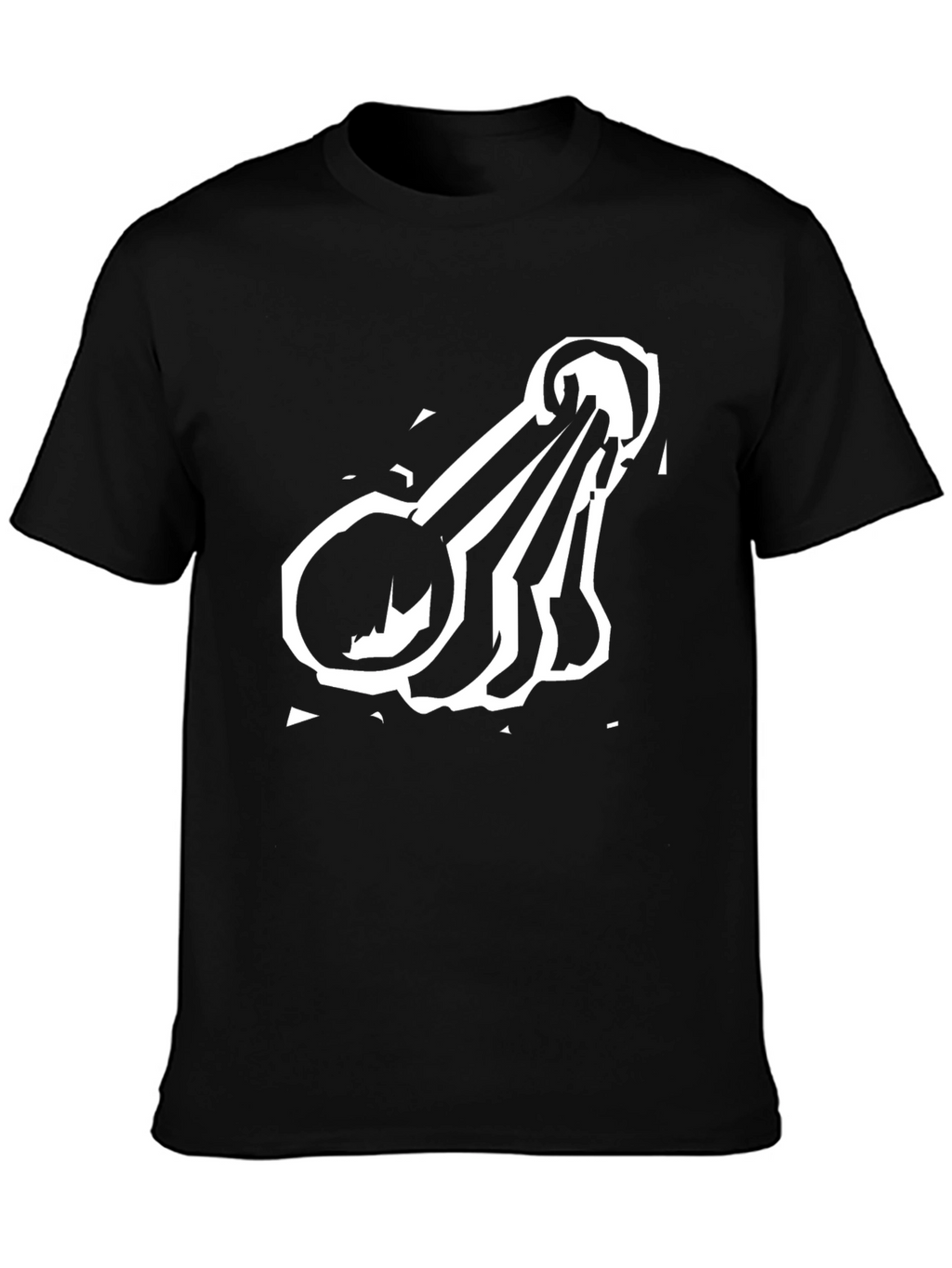 Modern Measuring Spoon Graphic Tee - Black
