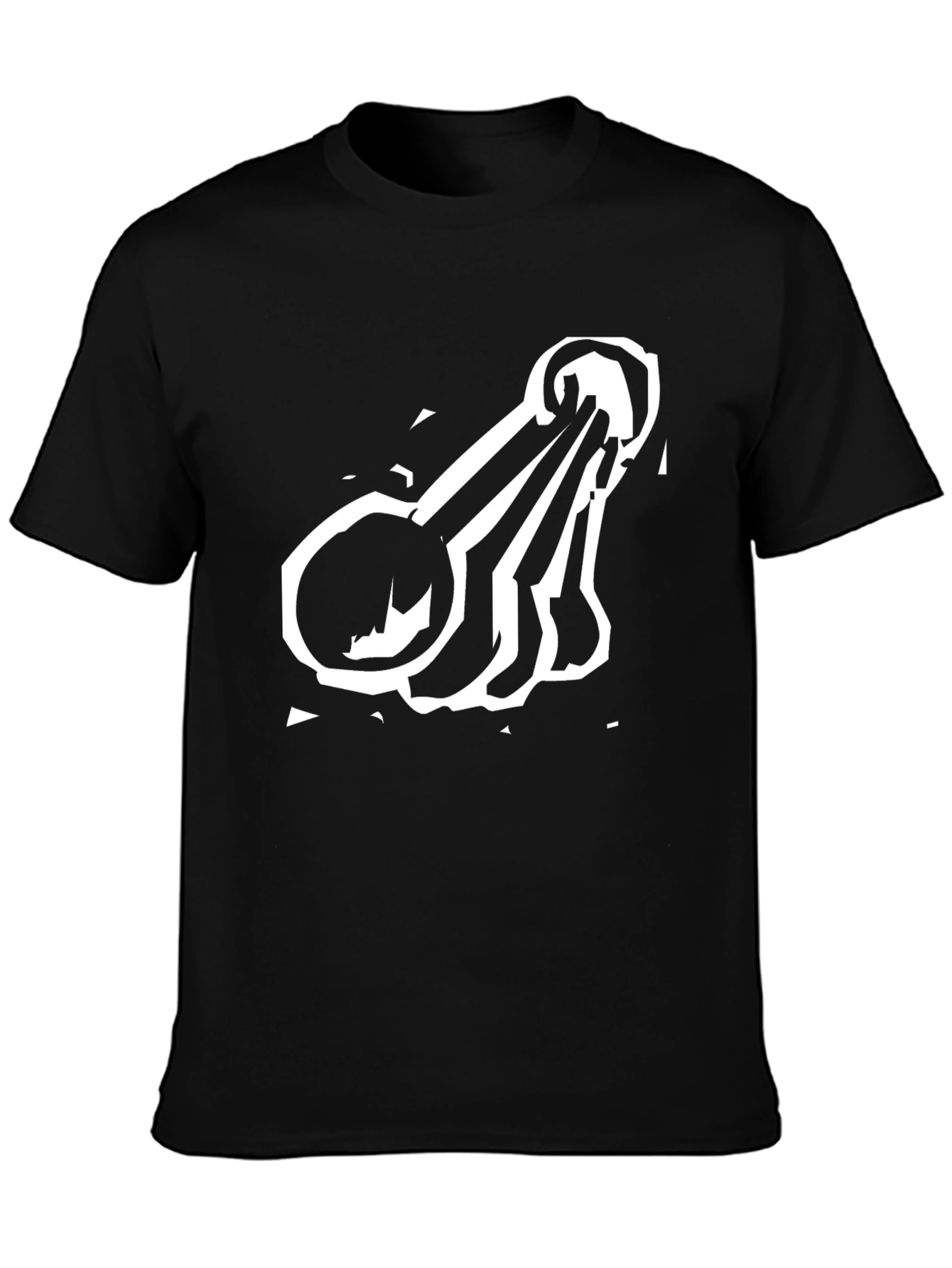 Modern Measuring Spoon Graphic Tee - Black
