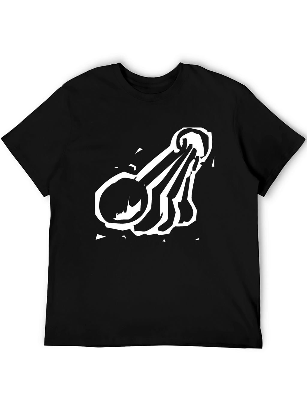Modern Measuring Spoon Graphic Tee - Black
