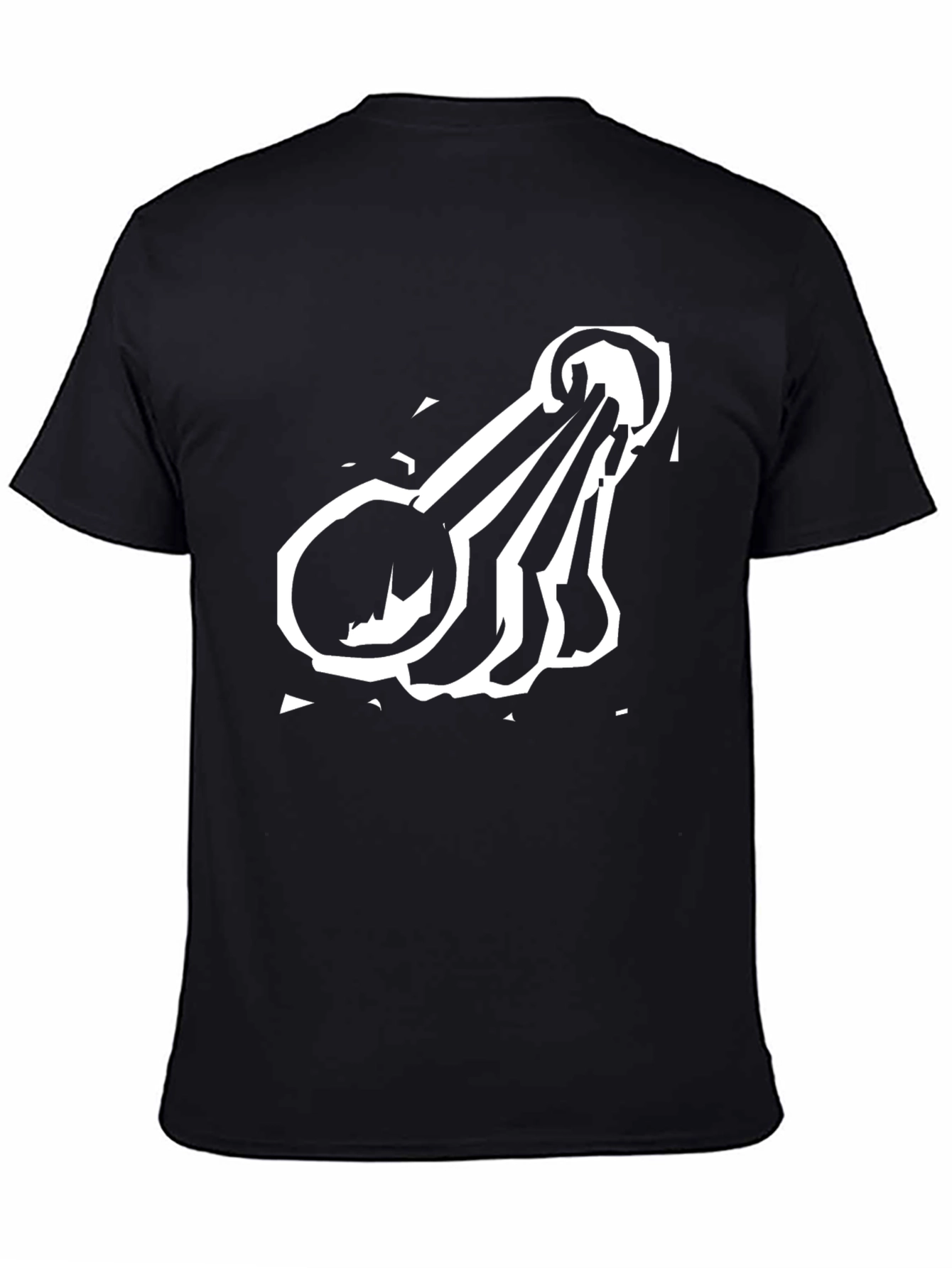 Modern Measuring Spoon Graphic Tee - Black
